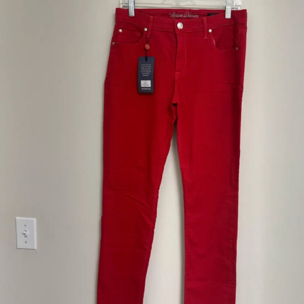 Athena Womans Red Jeans